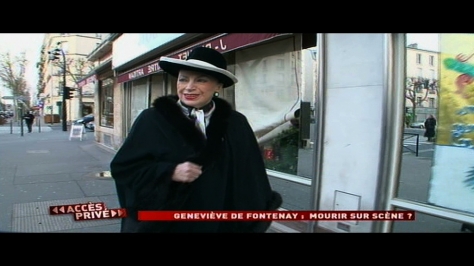 Geneviève De Fontenay : mourir sur scène ?