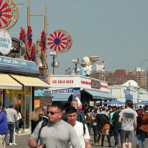 Printemps new yorkais à Coney Island
